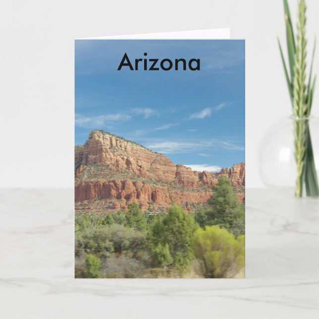Röda klippor i Sedona Kort (Framsida)