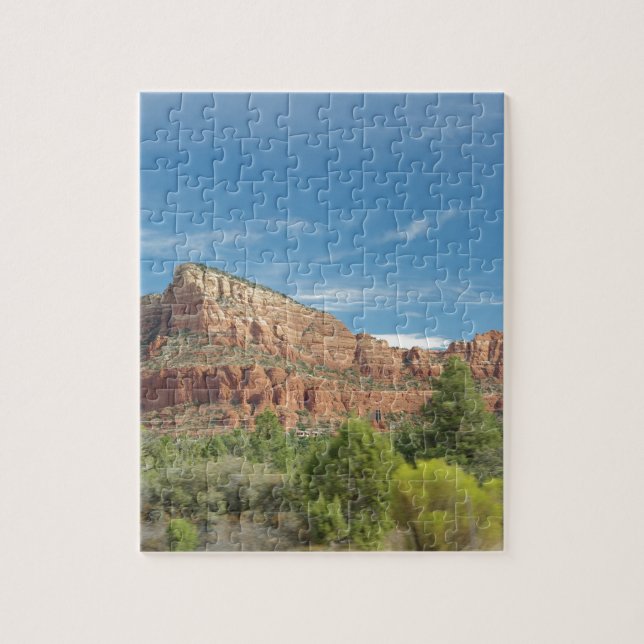 Röda klippor i Sedona Pussel (Vertikal)