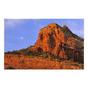 Röda klippor vid Sterling Canyon i Sedona Arizona Fototryck
