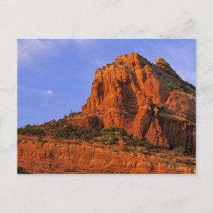 Röda klippor vid Sterling Canyon i Sedona Arizona Vykort
