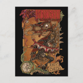 Röda Knight-vykortet Vykort