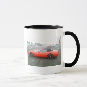 Röda konvertibla Corvette Mugg