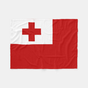 Röda kor för Tonga öflagga Fleecefilt
