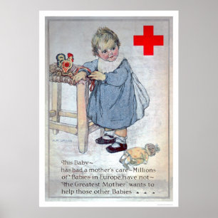 Röda Kor hjälper Europas Spädbarn (US00153) Poster