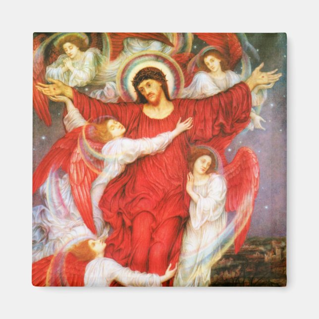 Röda Kor (Jesus Kristus Crucifixion) Magnet (Framsidan)