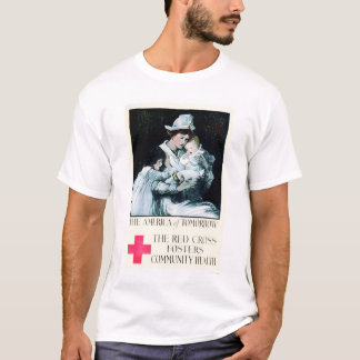 Röda koret vårdar den vård- gemenskapen (US00020A) T Shirt