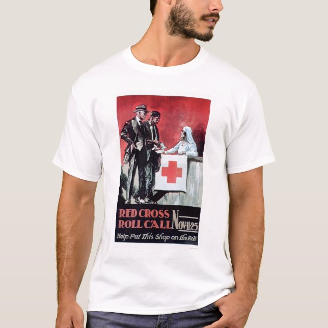 Röda korrullappell (US00203) T Shirt (Framsida)