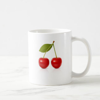 Röda körsbär kaffemugg