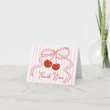 Röda körsbär med klassisk rosa randig tjejstil