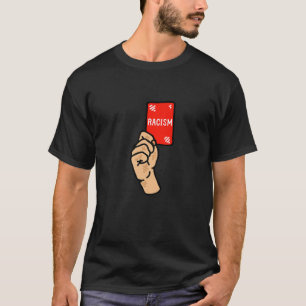 Röda kort mot rasism Fotboll T Shirt