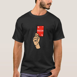 Röda kort mot rasism Fotboll T Shirt