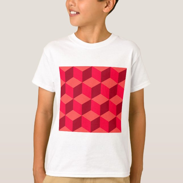 Röda kuber t shirt (Framsida)