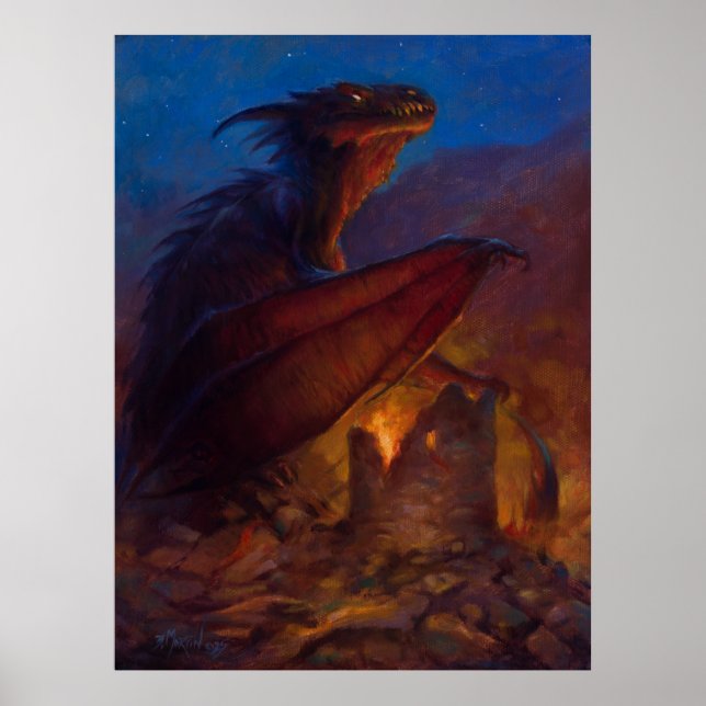 Röda Kung Poster (Framsidan)