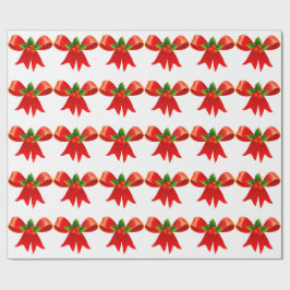 Röda kupor med Papper avsvällning Presentpapper