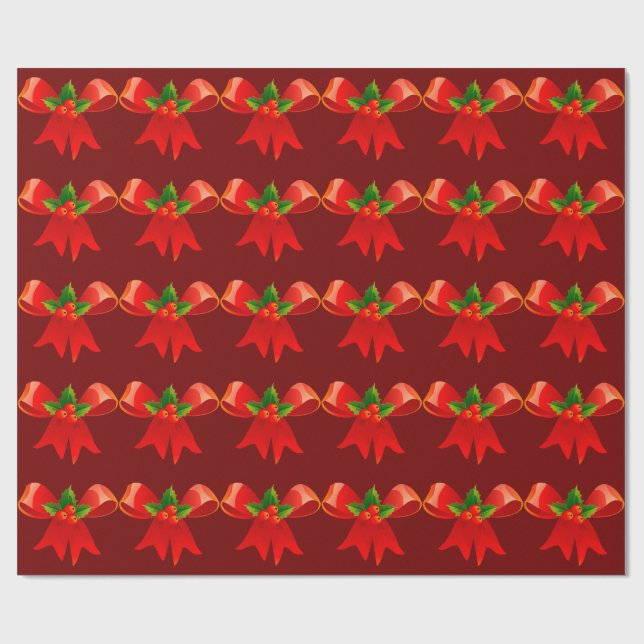 Röda kupor med Papper fyllning av rött skinn Presentpapper (Platt)