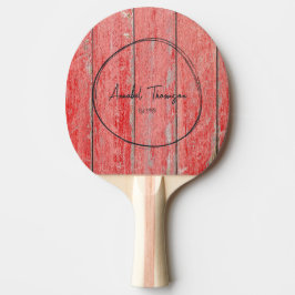 Röda Ladan Boards Namn i Uritad Cirkel Pingisracket