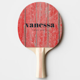 Röda Ladan Brädor Minimal Modern Klassisk Namn Pingisracket