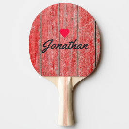 Röda Ladan Brädor Vintage Heart Signatur Pingisracket