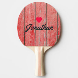 Röda Ladan Brädor Vintage Heart Signatur Pingisracket
