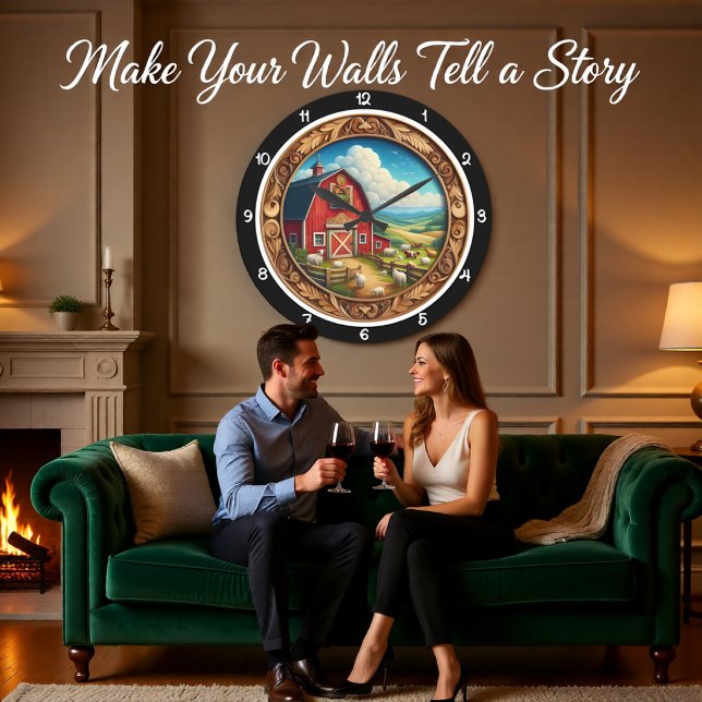 Röda Ladugårdens Gårds Kulturarv Stor Klocka (Skapare uppladdad)