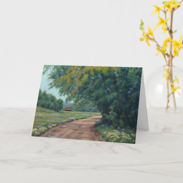 Röda Ladugårds Gård Landsbygdminnesmärke Kort (Gul blomma)