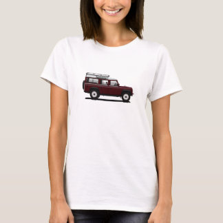 Röda Land Rover 110 T Shirt