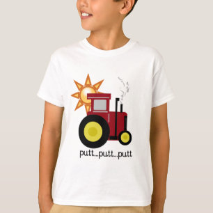 Röda lantgårdtraktorT-tröja och gåvor T Shirt