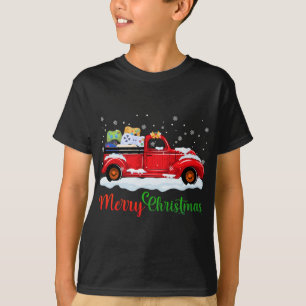 Röda Lastbil-videospelsstyrenheter God jul M T Shirt