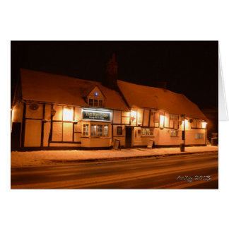 Röda Lejona - Vinter Hälsningskort