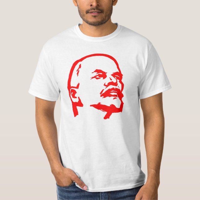 Röda Lenin Tee Shirt (Framsida)