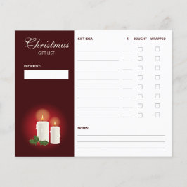 Röda ljus - julklapp