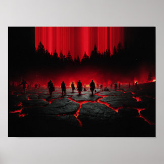 Röda ljusets korståg: Mörk fantasy-krig i skymning Poster