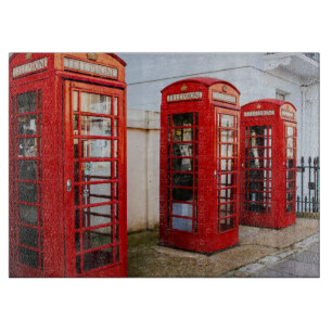 Röda London ringer boxas, fotograferar