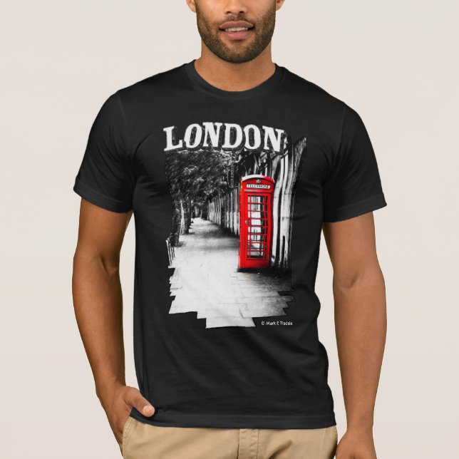 Röda London ringer boxas Tee (Framsida)