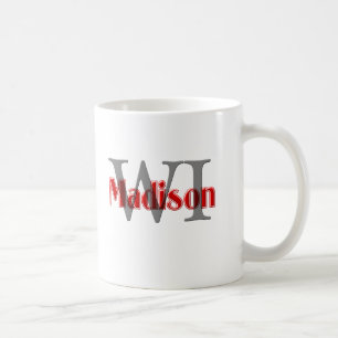 röda madison wi kaffemugg