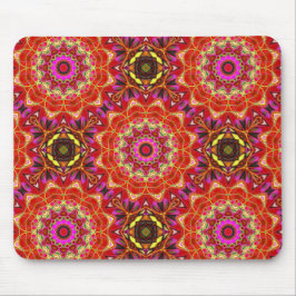 Röda MANDALA Musmatta