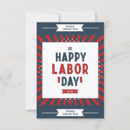 Röda marindagen och den moderna Lycklig-arbetsdage Inbjudningar