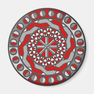 Röda maskiner Magnet