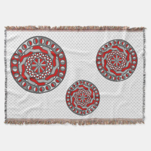 Röda maskiner Throw Blanket Filt