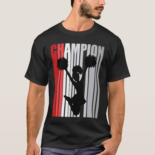 Röda mästaren i tävlingen på den helige födelsedag t shirt (Framsida)