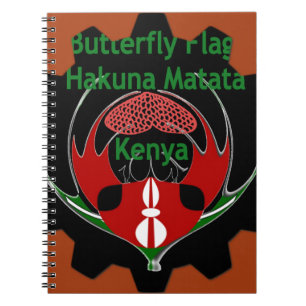 Röda Matata Kenya Anteckningsbok
