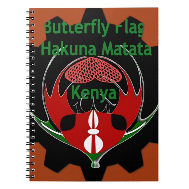 Röda Matata Kenya Anteckningsbok (Framsidan)