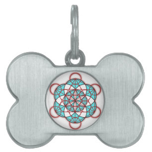 Röda Metatron Namnbricka Husdjur