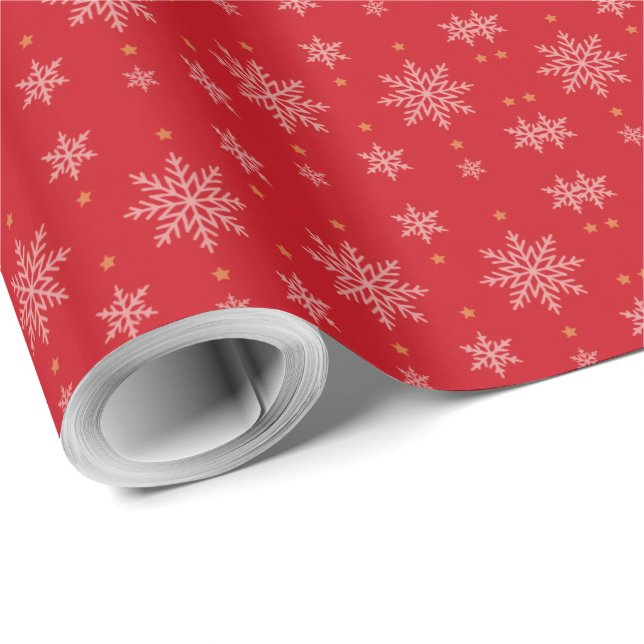 Röda Mig Upp Presentpapper (Rullad Hörn)