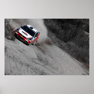 Röda Mitsubishi Poster