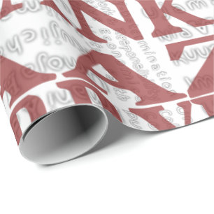 Röda moderna lyckliga Kwanzaa Presentpapper