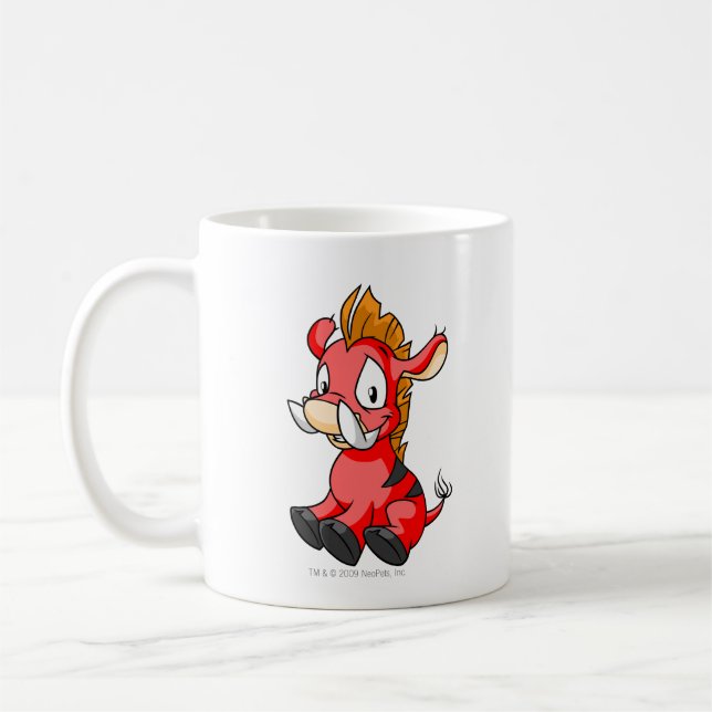 Röda Moehog Kaffemugg (Vänster)