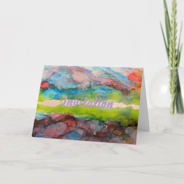 Röda molnet inbjudan (Framsida)