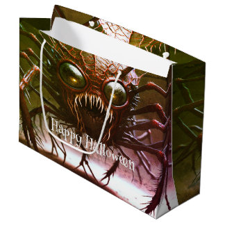Röda monster Halloween presentpåse
