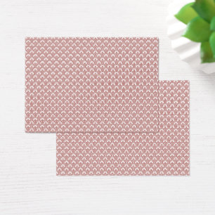 Röda mönsterprofilkort Minimal geometri Visitkort